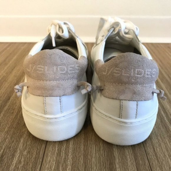 J Slides NYC Womens White Sneakers - Picture 6 of 8